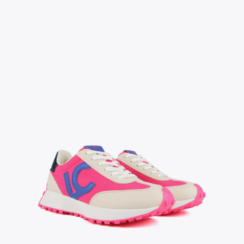 zapatillas deportivas azul y rosa fluor (2)