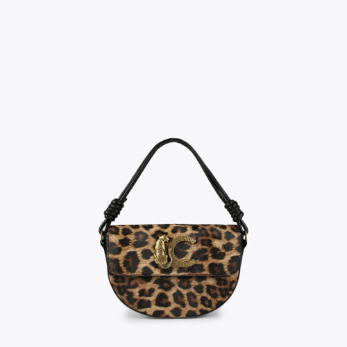 bandolera media luna animal print