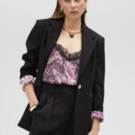 Americana con forro estampado