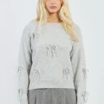 Jersey de manga larga detalle lazos Molly Bracken
