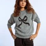 Jersey de manga larga estampado lazo