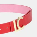 Cinturón reversible hebilla LC ROJO-ROSA Lola Casademunt