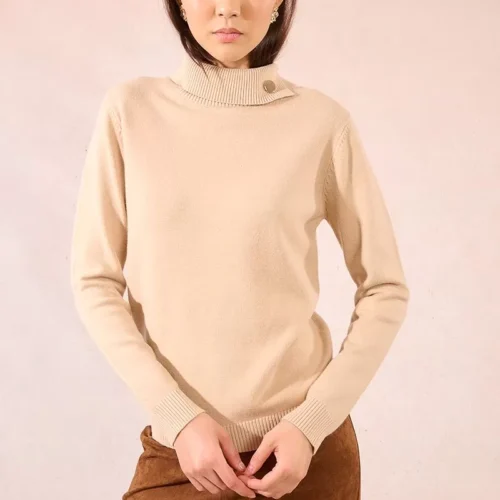 jersey de manga larga y cuello alto
