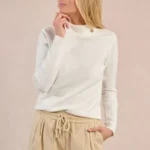 Jersey de manga larga y cuello alto