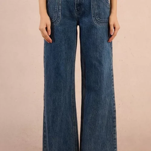 pantalon largo vaquero de tiro alto (1)