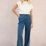 Pantalón vaquero corte acampanado Molly Bracken