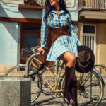 vestido goshenita de camaleónica