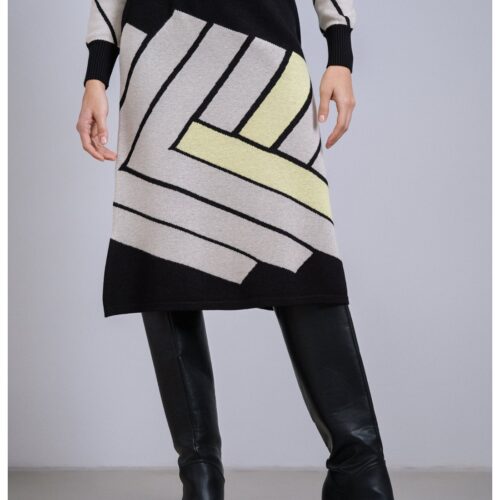 falda intarsia conjunto