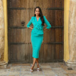 VESTIDO  ANA (FLOR CINTURA)