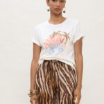 CAMISETA ANIMAL CON PALMERAS LOLA CASADEMUNT