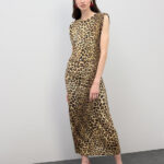 VESTIDO DRAPEADO ESTAMPADO LOLA CASADEMUNT