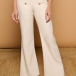 WHITE AIVIS TROUSERS MINUETO