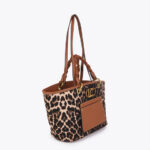 Shopper efecto piel marrón Lola Casademunt