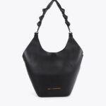 bolso shopper asa nudos negro Lola Casademunt